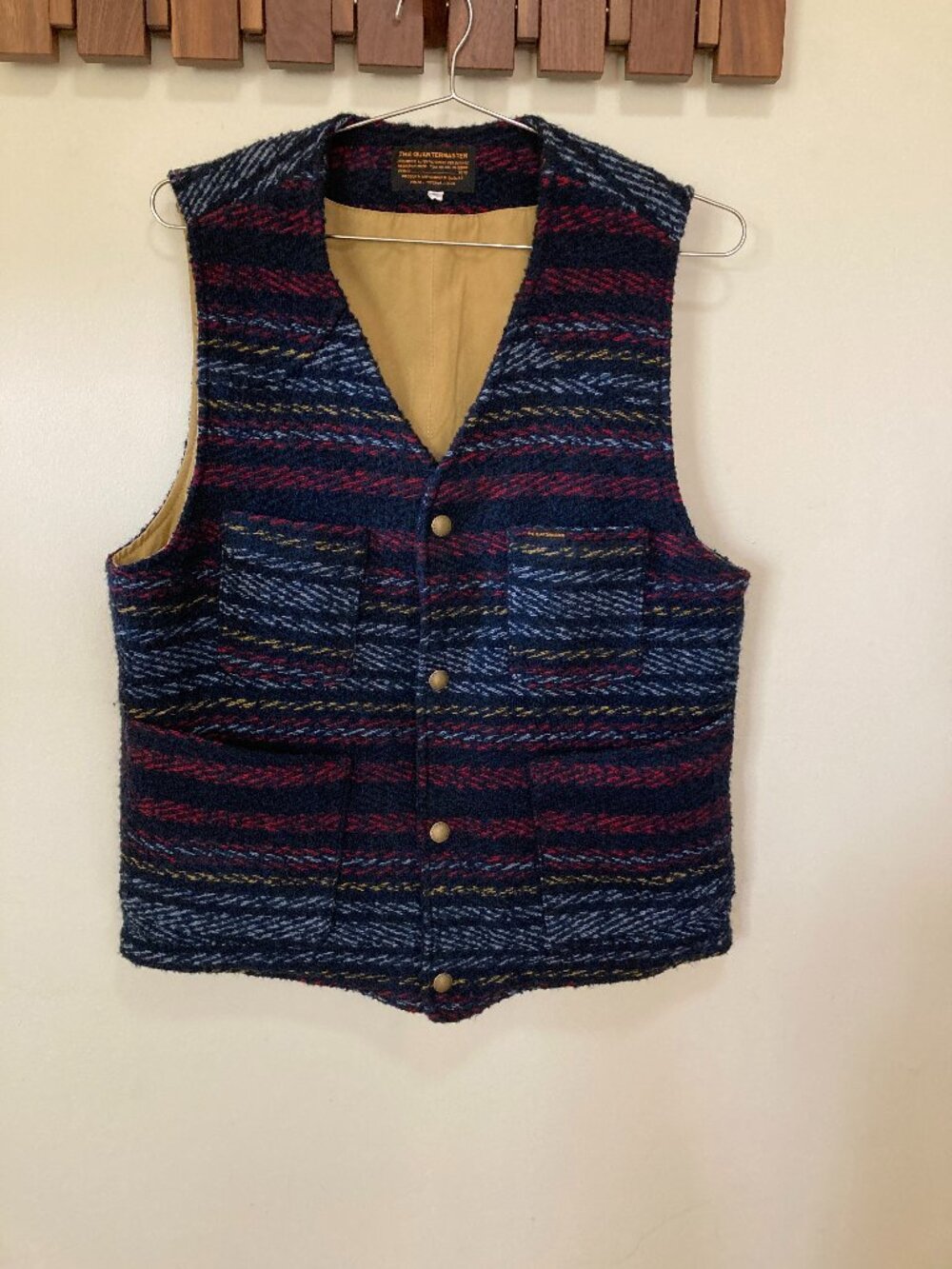 Men's Wool Blend Fisherman Vest by The Quartermaster